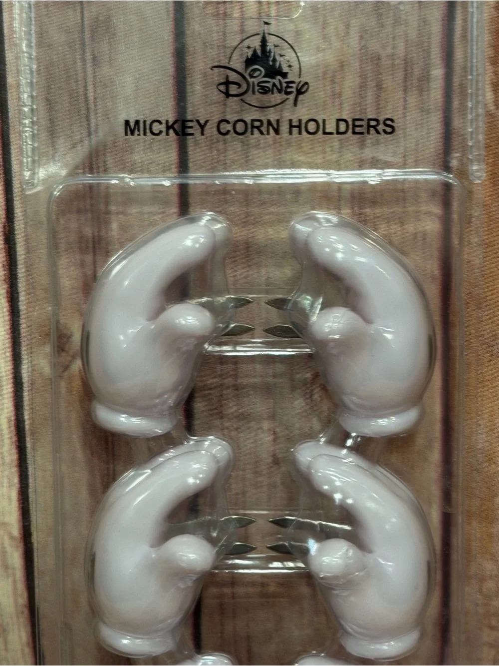 ✨NWT✨ Disney Parks Mickey Mouse Glove Corn Holders - Set of 4 (8 total)